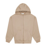 Peter Oversize Zip Hoodie // Light Brown (XL)