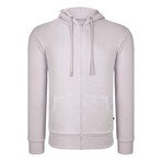 Fabian Zip Hoodie // Lila (XL)