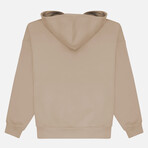 Tobias Oversize Hoodie // Light Brown (S)