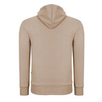 Joseph Zip Hoodie // Light Brown (S)