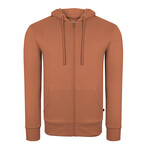 Graysen Zip Hoodie // Reddish (S)