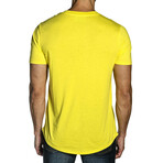 Hugh Men's T-Shirt // Yellow (S)