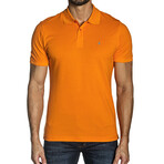 Short Sleeve Knit Polo Shirt V2 // Orange (M)