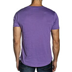 Short Sleeve T-Shirt V1 // Purple (L)