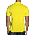 Eric Men's Knit Polo // Yellow (L)