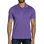 Ray Men's Knit Polo // Purple (XL)