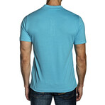 Rob Men's Knit Polo // Turquoise (L)