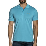 Rob Men's Knit Polo // Turquoise (L)