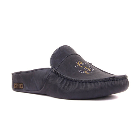Kyran Slippers // Navy Blue (Euro: 39)