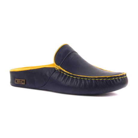 Chester Slippers // Navy Blue (Euro: 39)