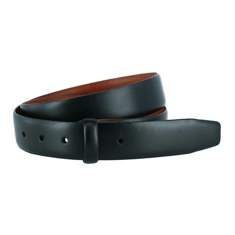 35mm Cortina Leather Harness Belt Strap // Black (32)