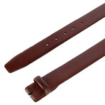 35mm Cortina Leather Harness Belt Strap // Honey Maple (32)