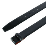 35mm Cortina Leather Harness Belt Strap // Black (32)