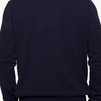 Officina Artistica No. 961 // Johor Bahuru Knitted Sweater // Blue (XS)