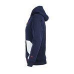 Cresta // Two Colored Hoodie // Navy (M)