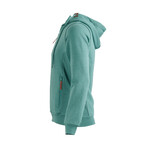 Cresta // Full Zip Hooded Sweatshirt // Green (XS)