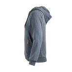 Cresta // Full Zip Hooded Sweatshirt // Anthracite (2XL)