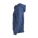 Cresta // Full Zip Hooded Sweatshirt // Navy (S)