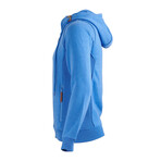 Cresta // Full Zip Hooded Sweatshirt // Blue (XS)