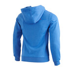 Cresta // Full Zip Hooded Sweatshirt // Blue (XS)