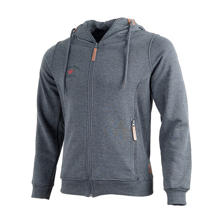 Cresta // Full Zip Hooded Sweatshirt // Anthracite (XS)