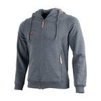 Cresta // Full Zip Hooded Sweatshirt // Anthracite (2XL)