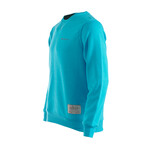 Cresta // Crewneck Basic Sweatshirt // Turquoise (XS)