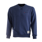Cresta // Crewneck Basic Sweatshirt // Dark Blue (S)
