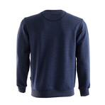 Cresta // Crewneck Basic Sweatshirt // Dark Blue (L)