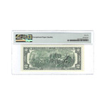 1995 $2 Federal Reserve Note // Autographed by U.S. Treasurer Mary Ellen Withrow // PMG Certified Gem Uncirculated 66 EPQ
