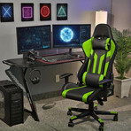 Avatar LED Gaming Chair // Green