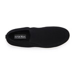 Prime Slip-On Fabric Sneakers // Black (Size 7)