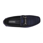 Driving Loafer Shoes // Navy (7 M)