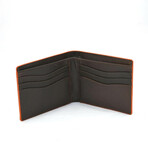 Bifold Leather Wallet // Brown