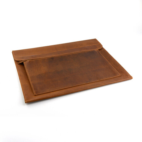 Leather Laptop Sleeve V2 // 15" // Vintage Brown