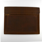 Leather Laptop Sleeve V1 // 15" // Dark Brown