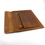 Leather Laptop Sleeve V2 // 15" // Vintage Brown