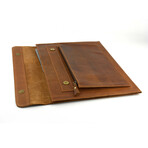 Leather Laptop Sleeve V2 // 15" // Vintage Brown