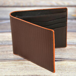 Bifold Leather Wallet // Brown