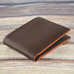 Bifold Leather Wallet // Brown