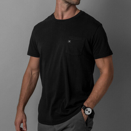 X Pocket T-Shirt // Black (XS)
