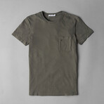 X Pocket T-Shirt // Military (S)