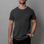 X Pocket T-Shirt // Washed Black (S)