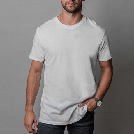 Distressed T-Shirt // White (XS)