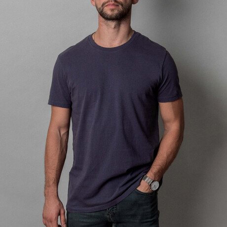 Distressed T-Shirt // India Ink (M)