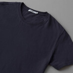 Distressed T-Shirt // India Ink (M)