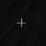 X Pocket T-Shirt // Black (S)