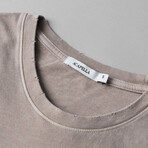 Distressed T-Shirt // Stone (S)