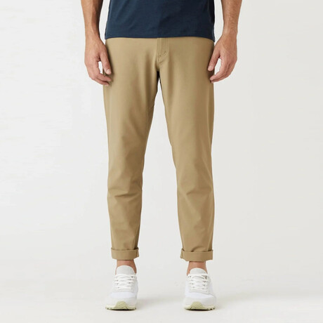 Passage Pant // Khaki (30"W x 31"L)