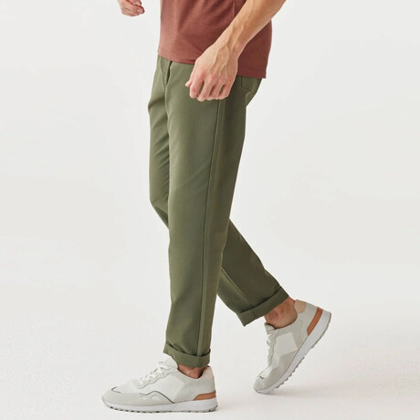 Passage Pant // Olive (30"W x 31"L)